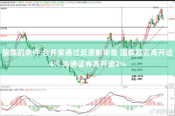 股票的条件 合并案通过反垄断审查 国泰君安高开近4% 海通证券高开逾2%