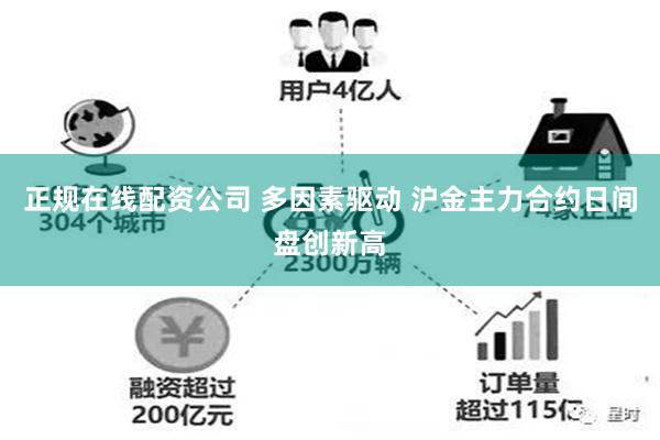 正规在线配资公司 多因素驱动 沪金主力合约日间盘创新高