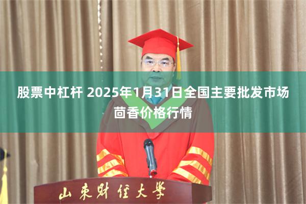 股票中杠杆 2025年1月31日全国主要批发市场茴香价格行情