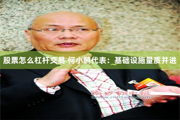 股票怎么杠杆交易 何小鹏代表：基础设施量质并进