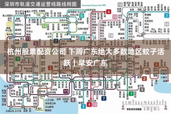 杭州股票配资公司 下周广东绝大多数地区蚊子活跃｜早安广东